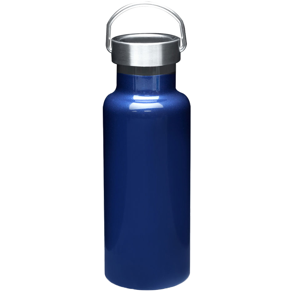 ENKELSPÅRIG Water bottle - stainless steel/bright blue 17 oz
