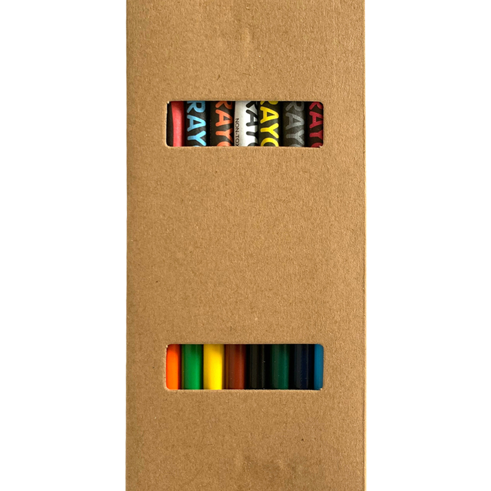 19 piece crayon and pencil set