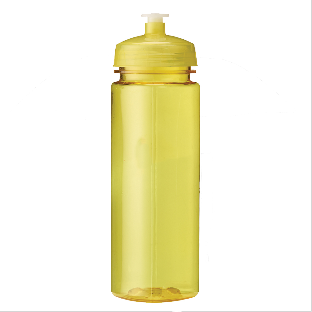 Custom 24 oz. Plastic Water Bottles with Push Lid | EM4433 - DiscountMugs