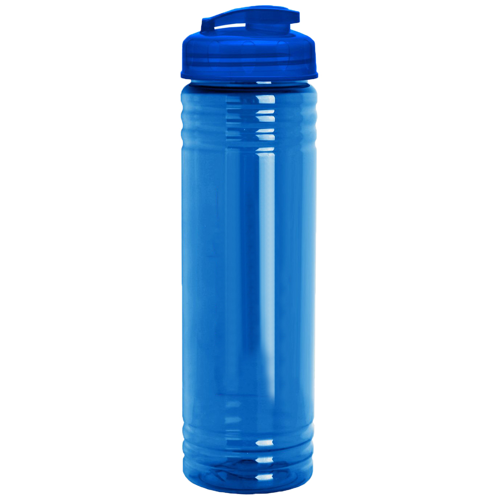 24 oz. Slim Fit Water Bottles with Flip Straw Lid