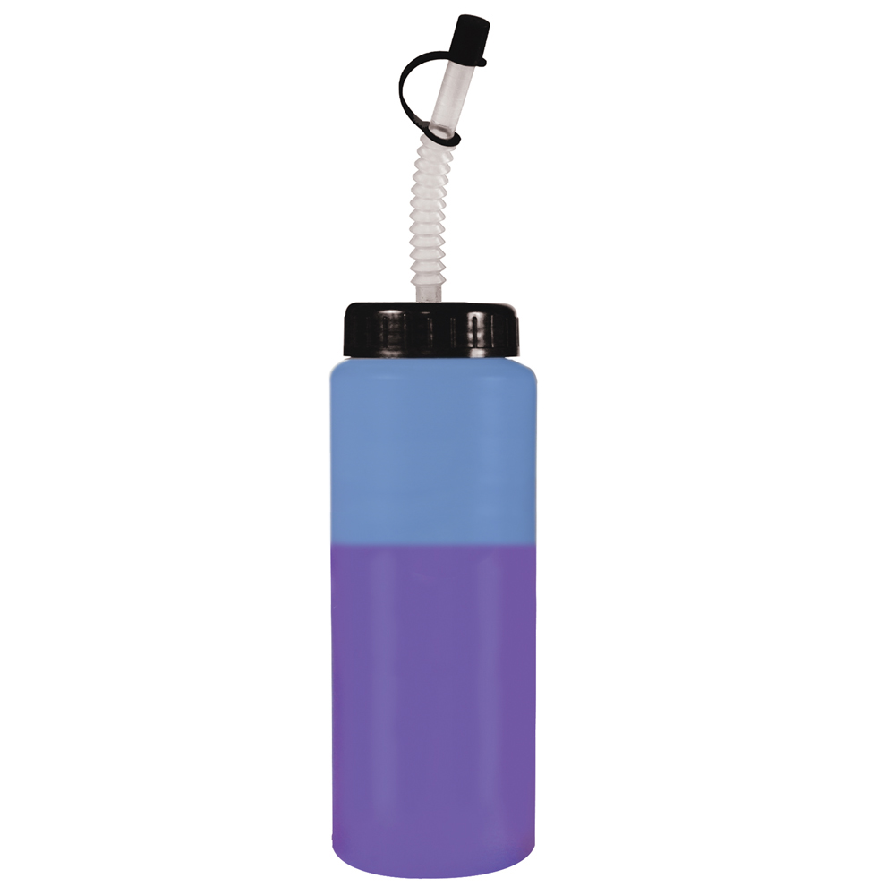 DA67550 32 oz. Mood Sports Bottle with Flexible Straw and custom