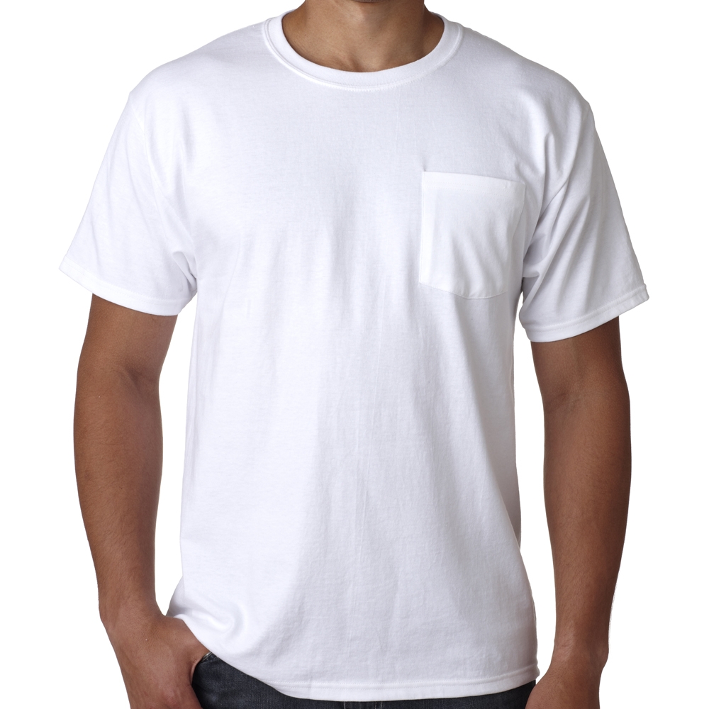 fætter Køb straf Printed Hanes Authentic-T Pocket T-Shirt | 5590 - DiscountMugs