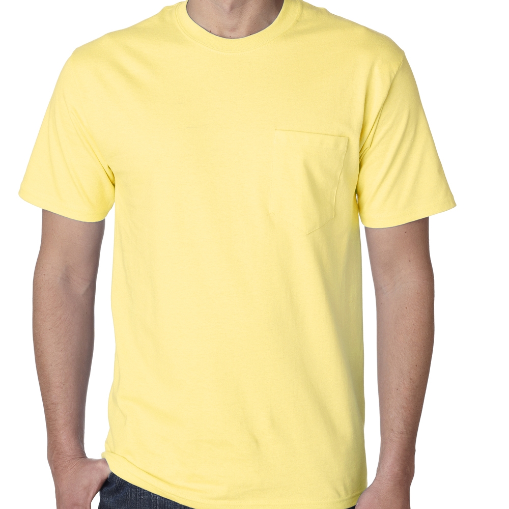 hanes yellow t shirt