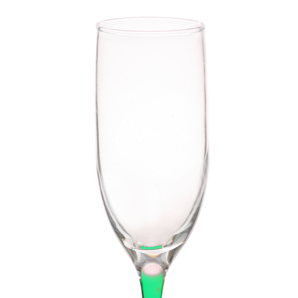 Tapered Glass Champagne Flutes, 6.25 oz.