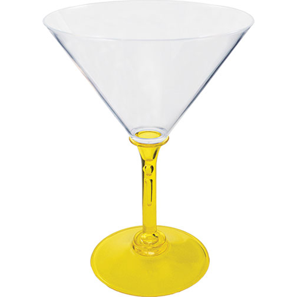 Large Plastic Martini Glasses