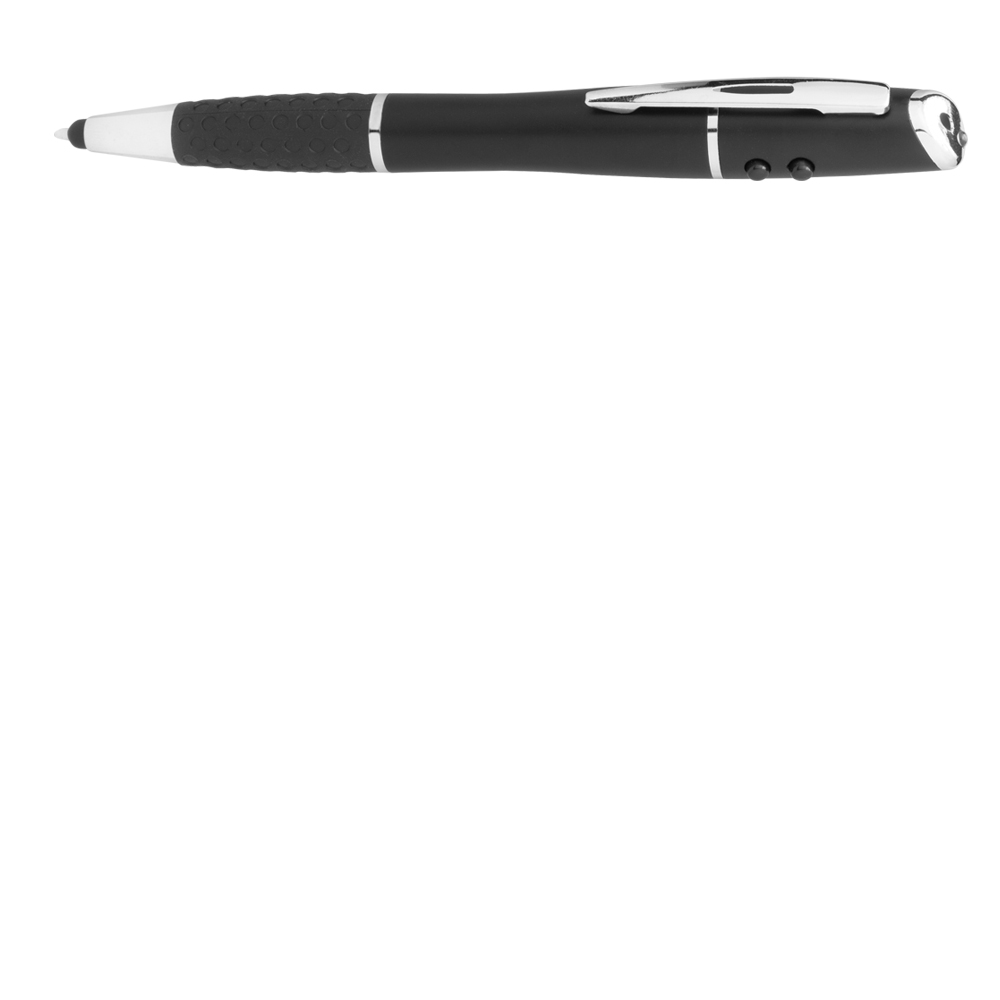 gebruiker meubilair Rot Printed Stylus Pens w/ LED Light & Laser Pointer | BP920 - DiscountMugs