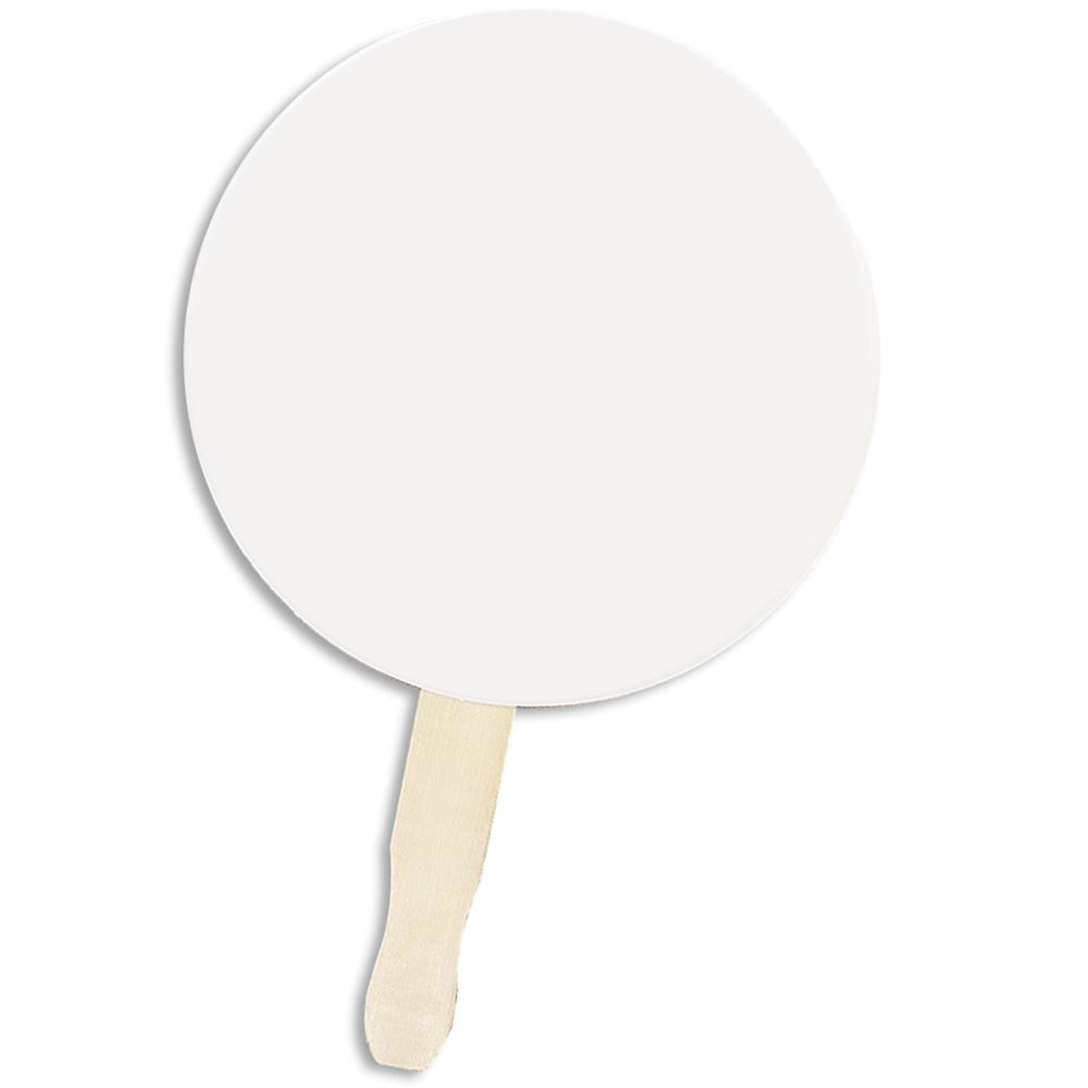 Personalized Circle Shape Hand Fans AK8033010 DiscountMugs