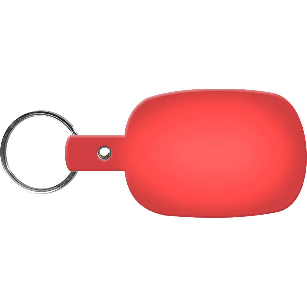 Personalized Colored Flexible Plastic Keychains | EM501 - DiscountMugs