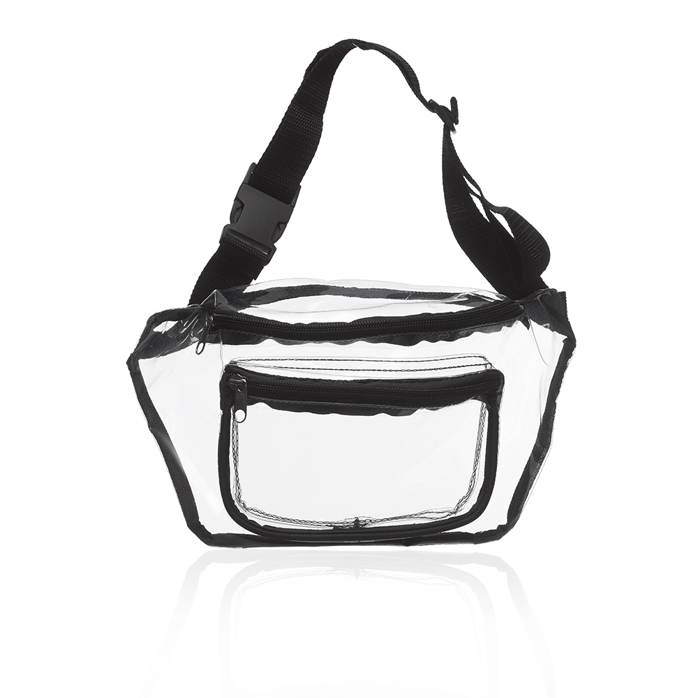 clear designer fanny pack