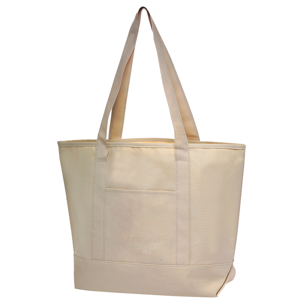 Front Pocket Canvas Tote Bags