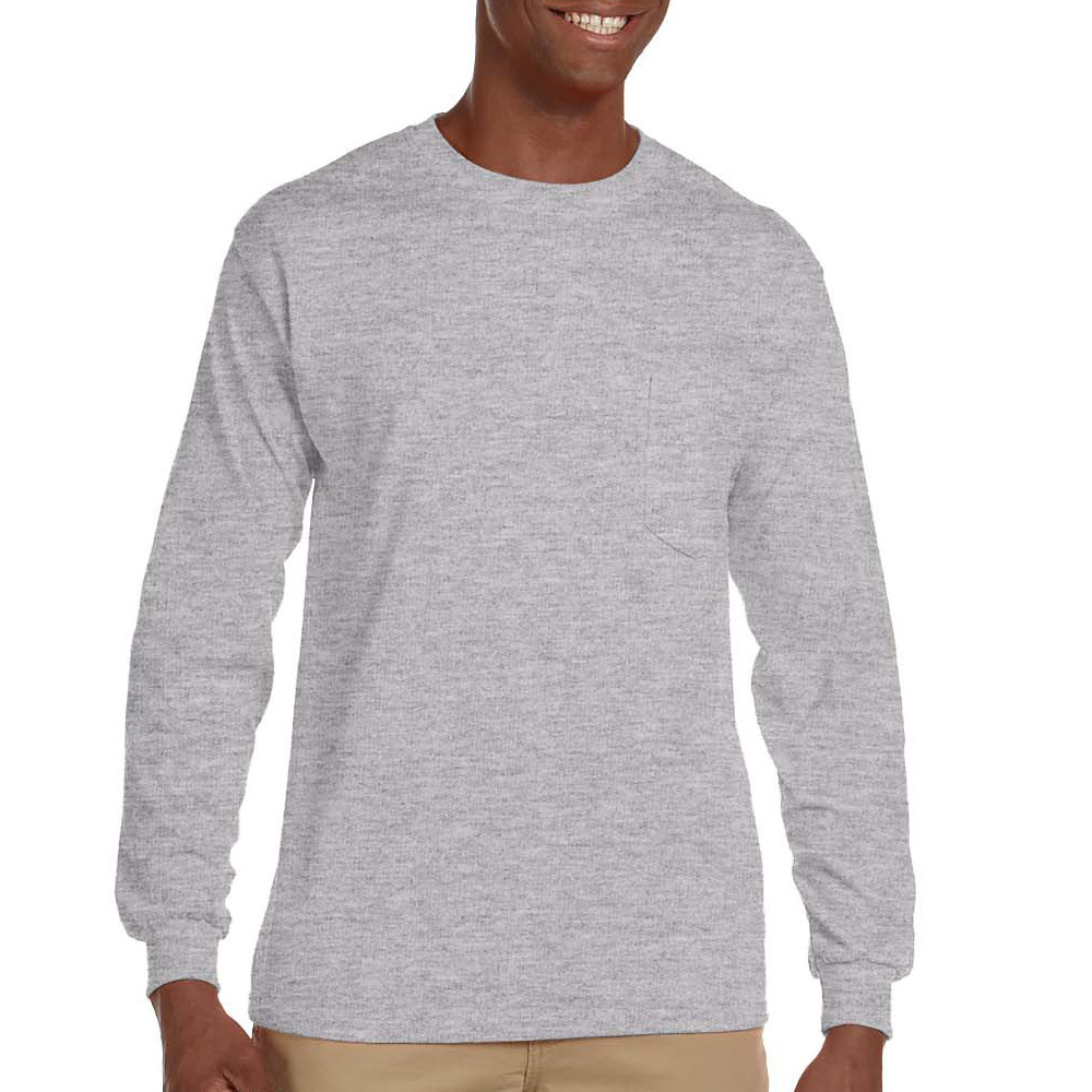 Printed Gildan Long Sleeve Adult T 