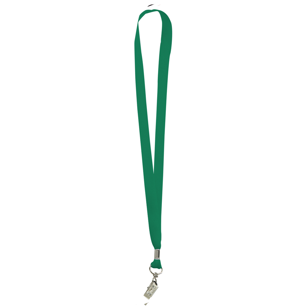 Custom Lanyard with Bulldog Clips | SM2428 - DiscountMugs