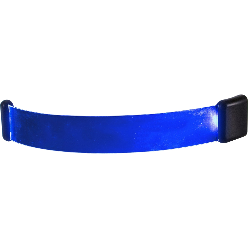 Blue Custom Printed LED Magnetic Bracelets (Blue - Sample)