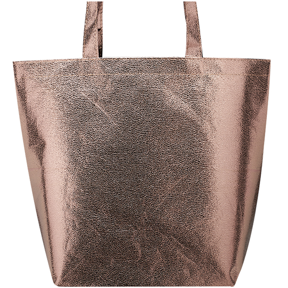 100 Wholesale Metallic Patent Leather Tote Bags - 16 X 12 - Asst