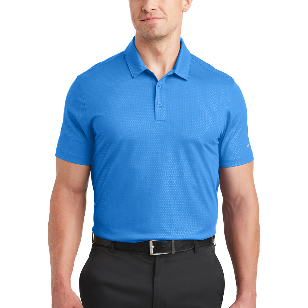 Nike Golf Dri-FIT Embossed Tri-Blade Polo