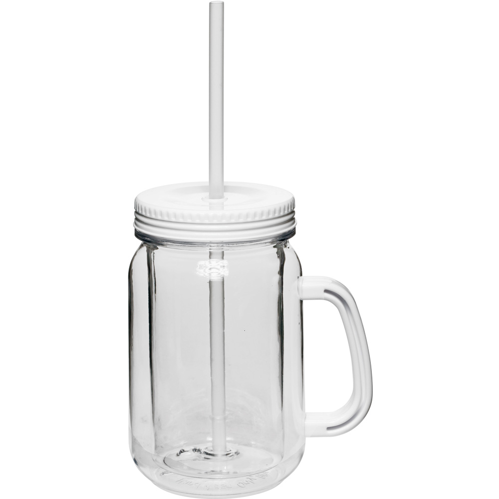 New Dual Section Drinking Mason Cup With Handle Each - Temu