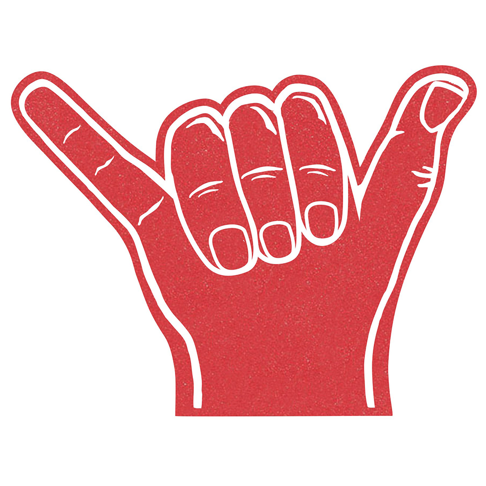 Bulk Small Shaka Foam Hands |AF1729 - DiscountMugs