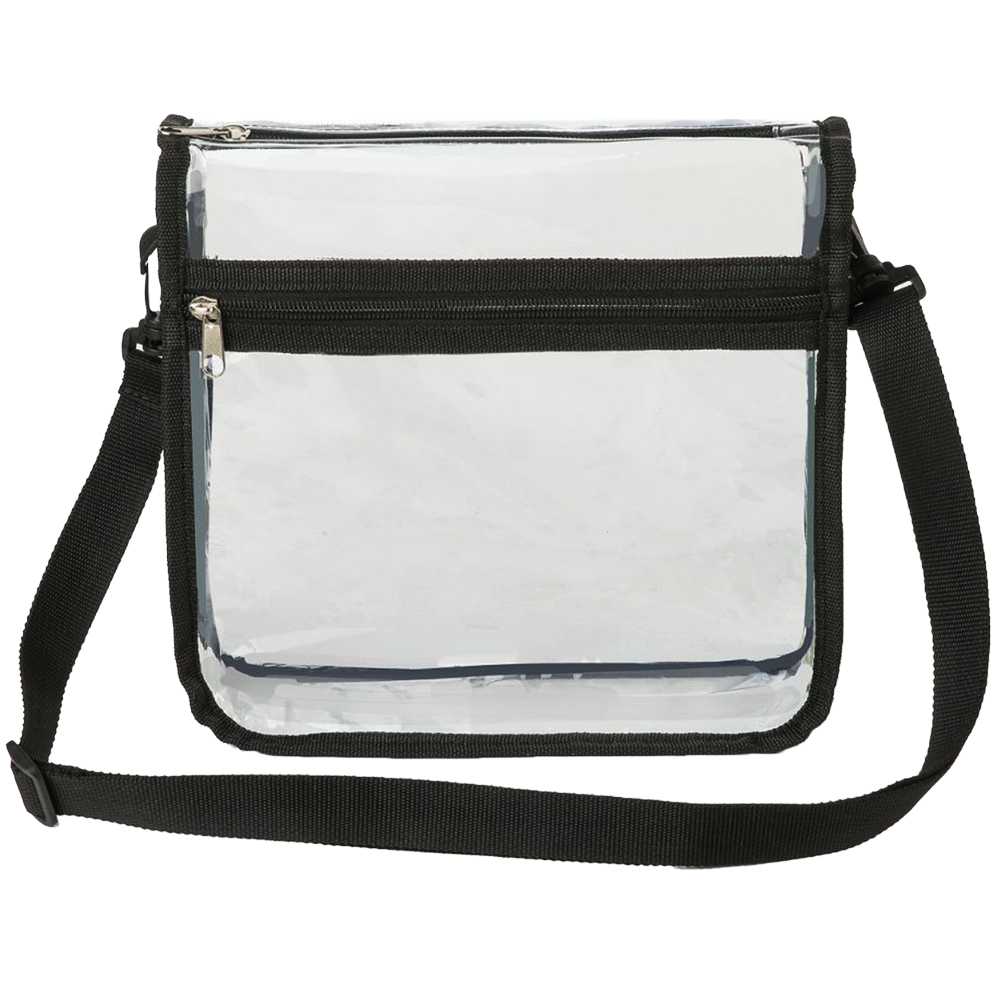 Customized Stadium Approved Clear Crossbody Bag IDSCB14318 DiscountMugs