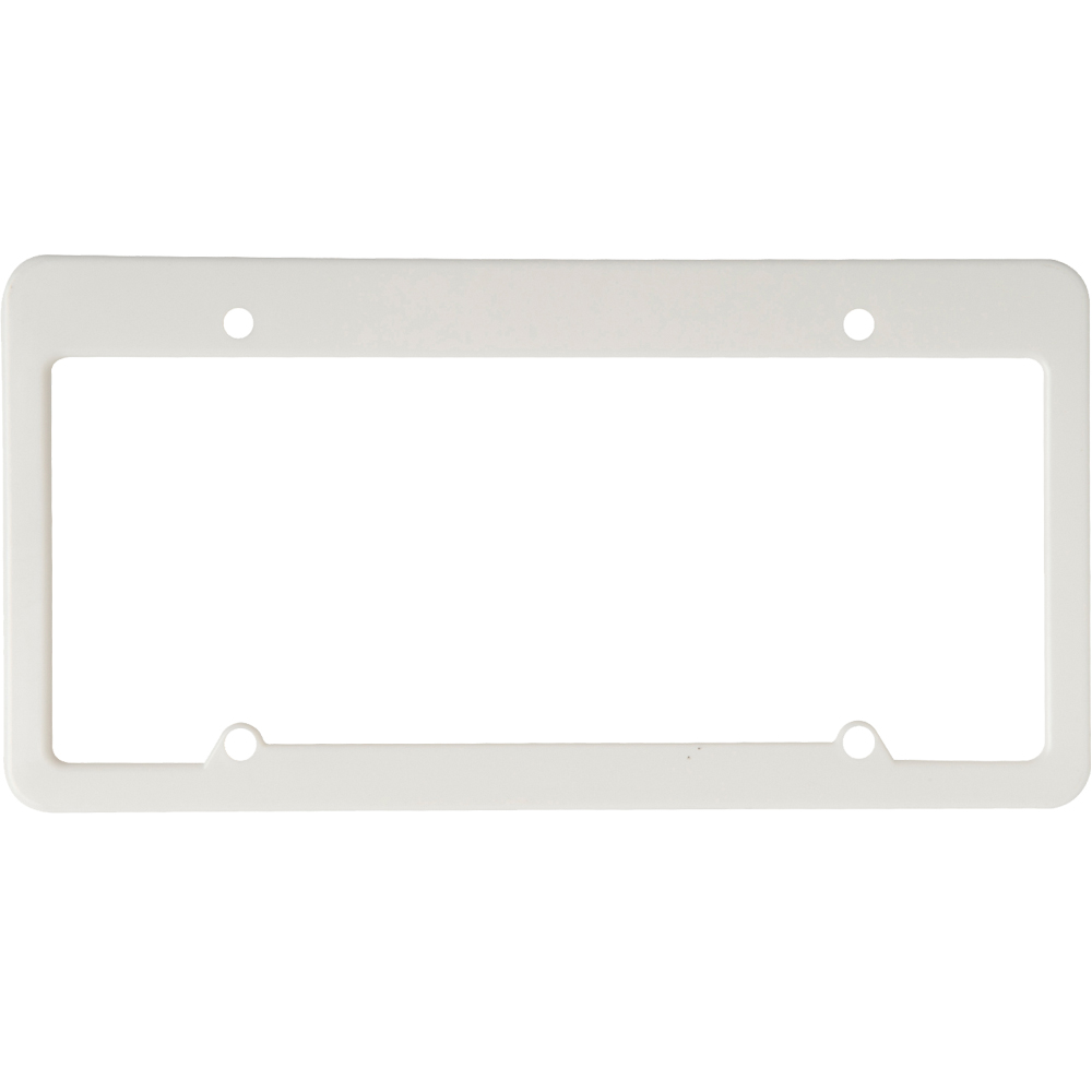 Custom Straight Top License Plate Frames EM1200A DiscountMugs