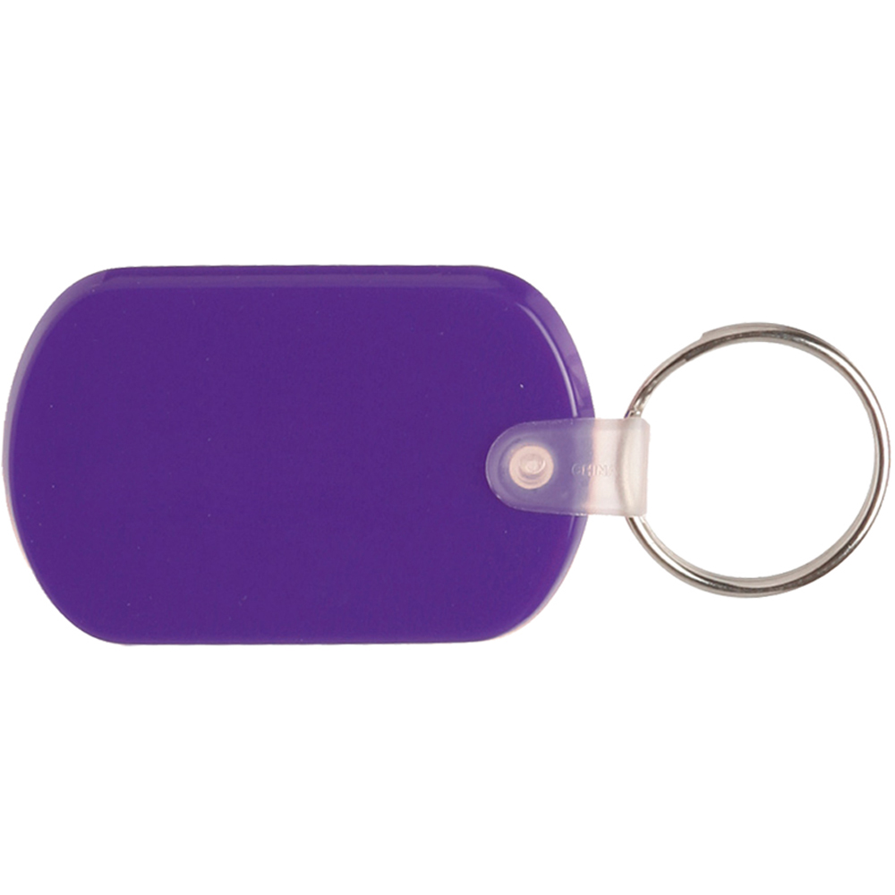 Personalized Tag Soft Plastic Keychains KEY107 DiscountMugs