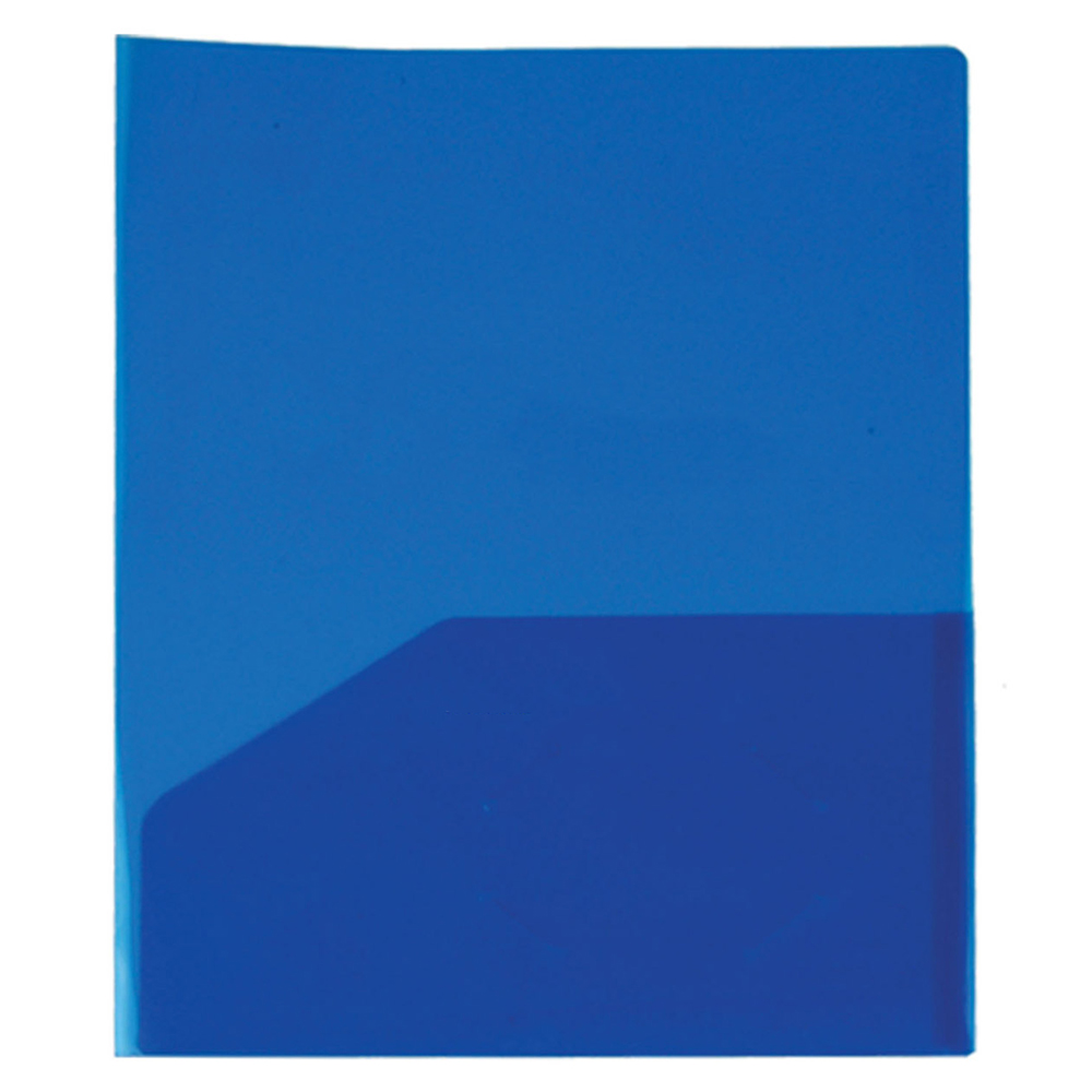 Royal Blue Felt 6x9 Half Size Presentation Folders
