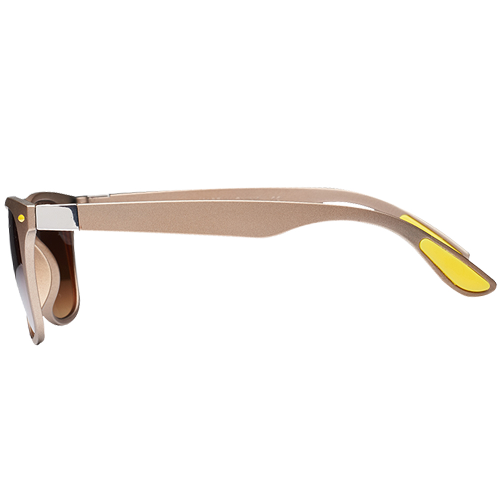 12 Gold Blank Xtreme UV Plastic Sunglasses (Blank)