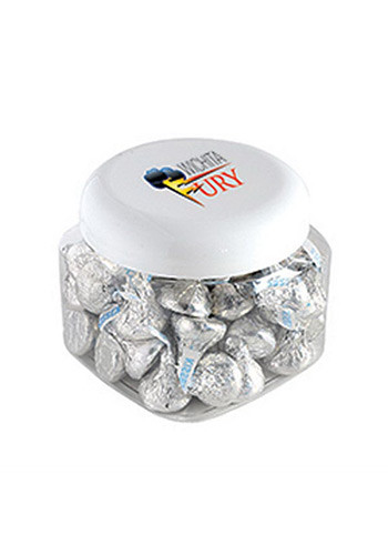 Bulk Hershey kisses in Large Snack Canisters