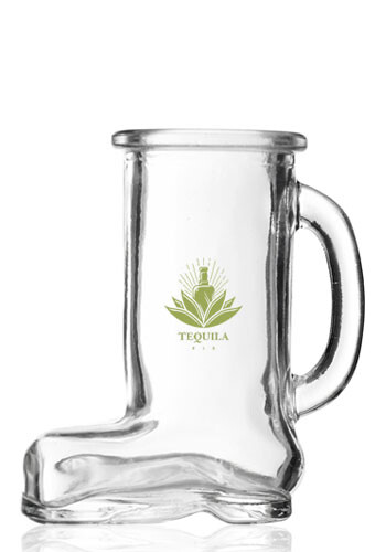 Personalized 1.5 oz. Boot Shot Glasses