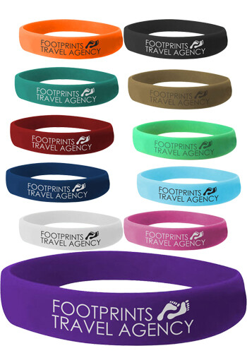 Promotional 1 Inch Silicone Wristband
