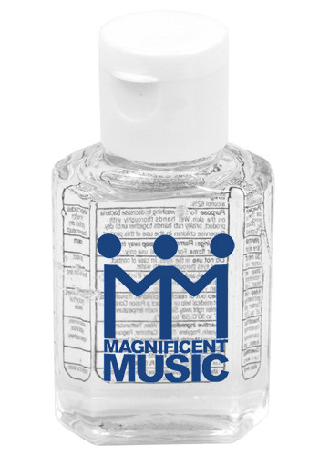Personalized 1 oz. Gel Hand Sanitizers in Flip-Top Squeeze Bottle