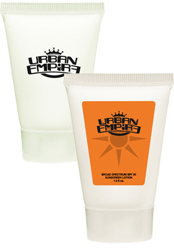 Personalized 1 oz. SPF-30  Sunscreen Tubes