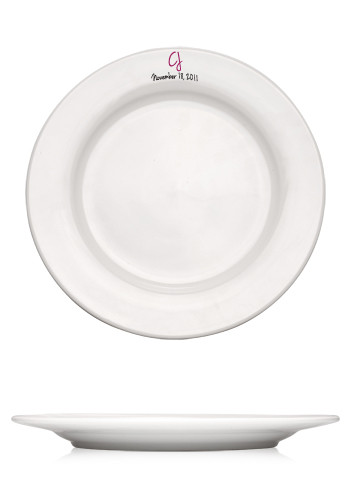 Porcelain Rimmed Plates