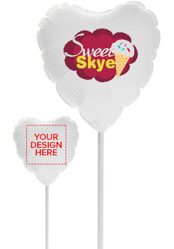 Personalized 11 Inch Heart Balloons