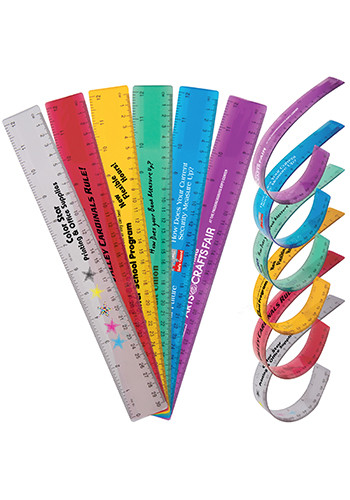 Personalized 12-inch Flexible Rulers