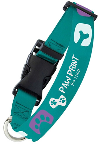Customized 12 Inch Eco-Friendly RPET Polyester Pet Collar