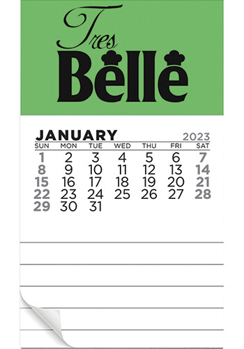 Wholesale 12 Month Pad Calendar Magnets