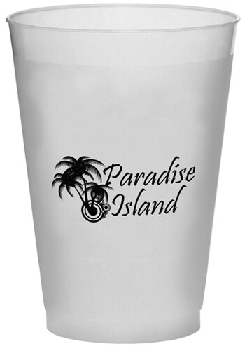Promotional 12 oz. Frosted Plastic Party Cups