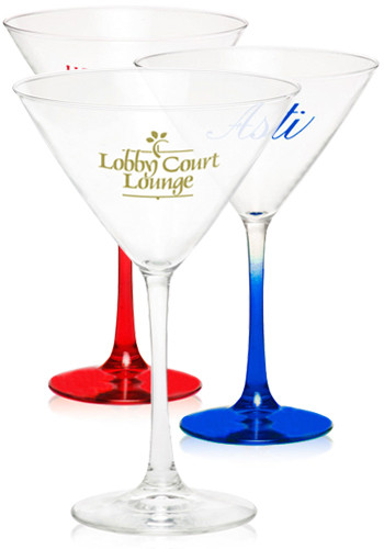 12 oz. Libbey Midtown Etched Martini Glasses | 7507