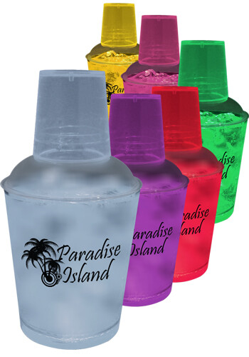 Customized 12 oz. Light Up Plastic Cocktail Shakers