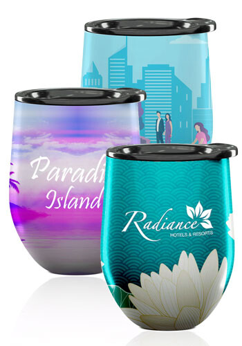 Personalized 12 oz Orca Stemless Wine Tumblers