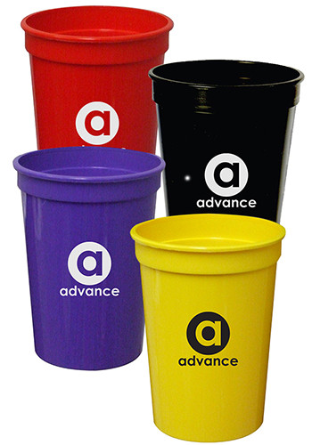 Bulk 12 oz. Smooth Colored Cups