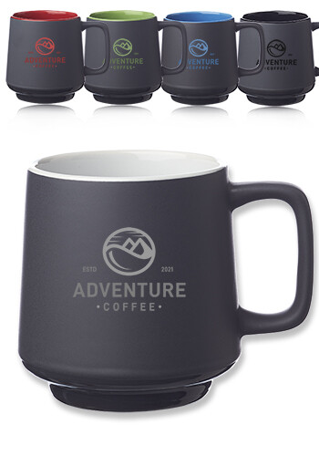 Wholesale 12 oz. Stackable Ceramic Mug