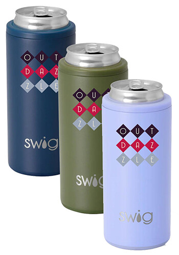 Customized 12 oz SWIG® Stainless Steel Slim Can Cooler