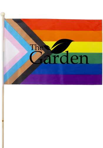 Custom 12 x 18 Progress Pride Rainbow Flag