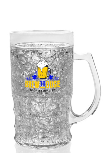 Acrylic Freezer Beer Mugs