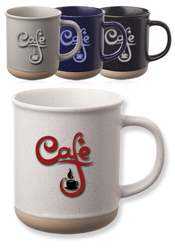Wholesale 13.5 oz. Aurora Speckled Clay Coffee Mugs
