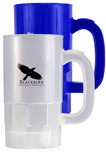 Customized 14 oz. Plastic Beer Steins