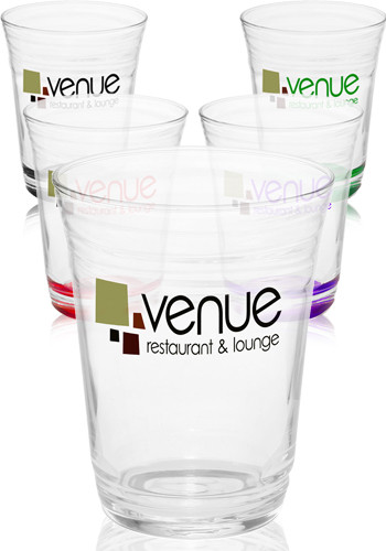 Clear Glass Pint Cups