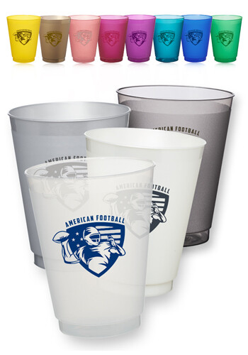 Frosted Plastic Stadium Cups