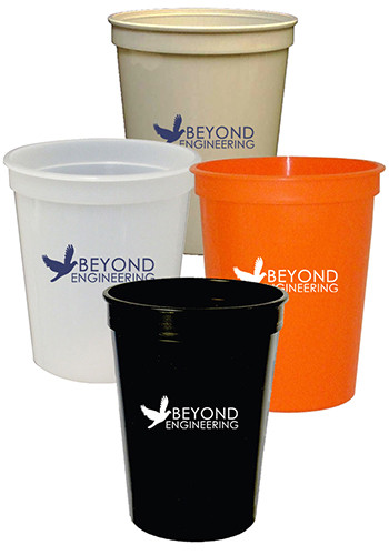 Wholesale 16 oz. Smooth Colored Stadium Cups